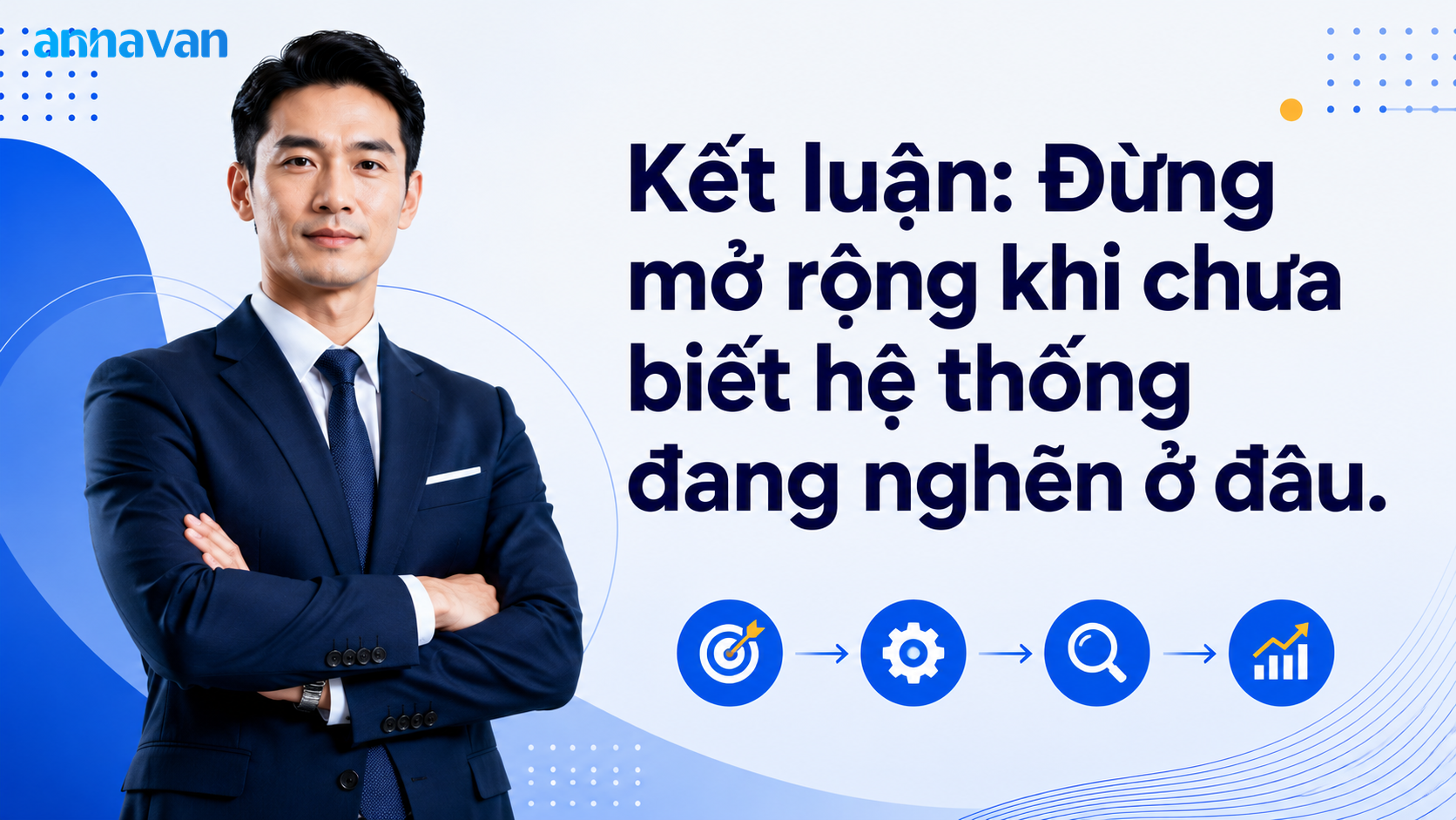 Kết luận: Đừng mở rộng khi chưa biết hệ thống đang nghẽn ở đâu